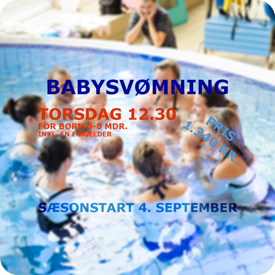 Babysvømning i Køge Svømmeland