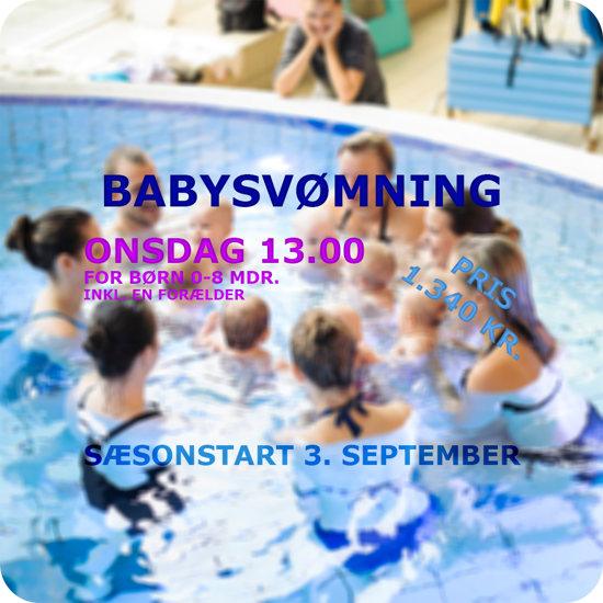 Babysvømning i Køge Svømmeland