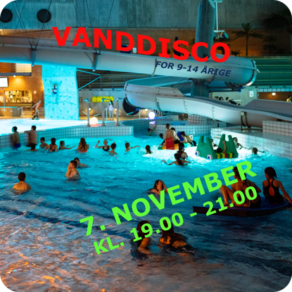 VandDisco for 9-14 årige i Køge Svømmeland