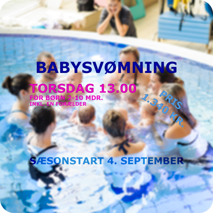 Babysvømning i Køge Svømmeland