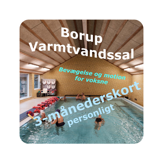 3-månederskort Borup Varmtvandssal