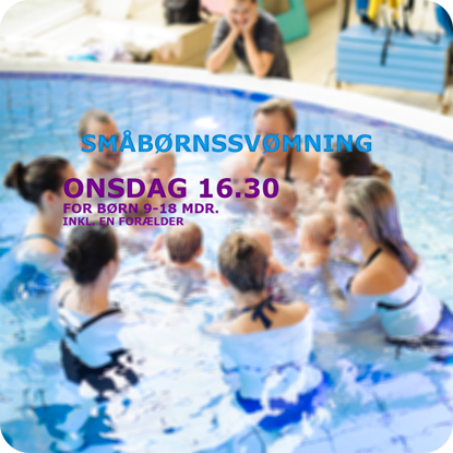 SmåbørnSvømning i Køge Svømmeland Onsdag kl. 16.30