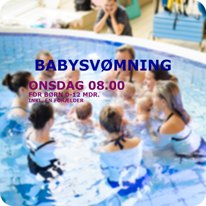 Babysvømning i Køge Svømmeland